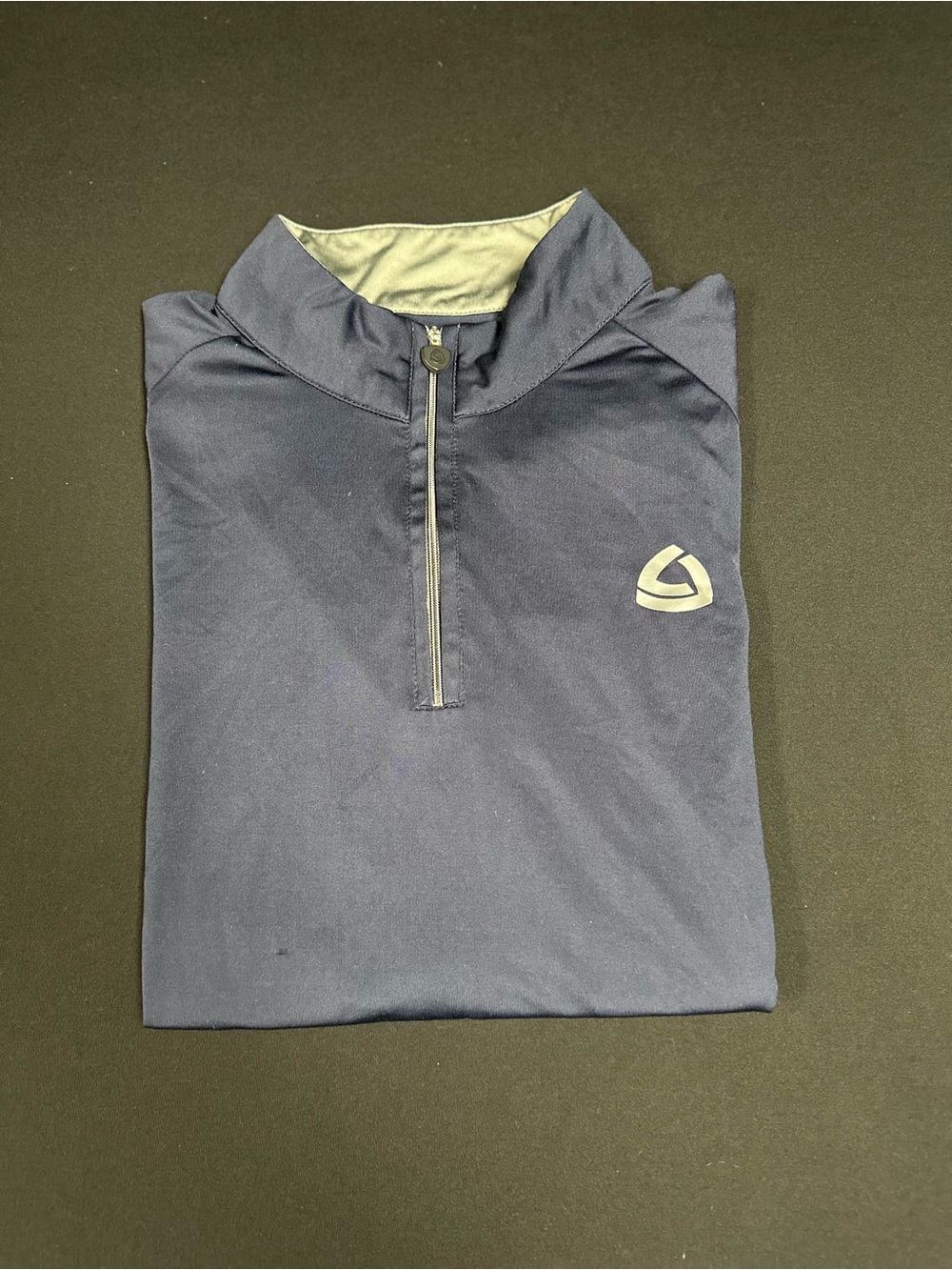 Women’s Equestrian Navy Half-Zip Performance Shirt